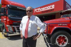 Ron Finemore, owner of Ron Finemore Transport