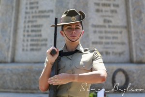 Wodonga Remembrance Day service - Pte Kirsty-Rae Lindley