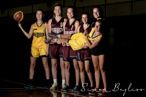Girls representing Country Victoria in the under 16s competition. 